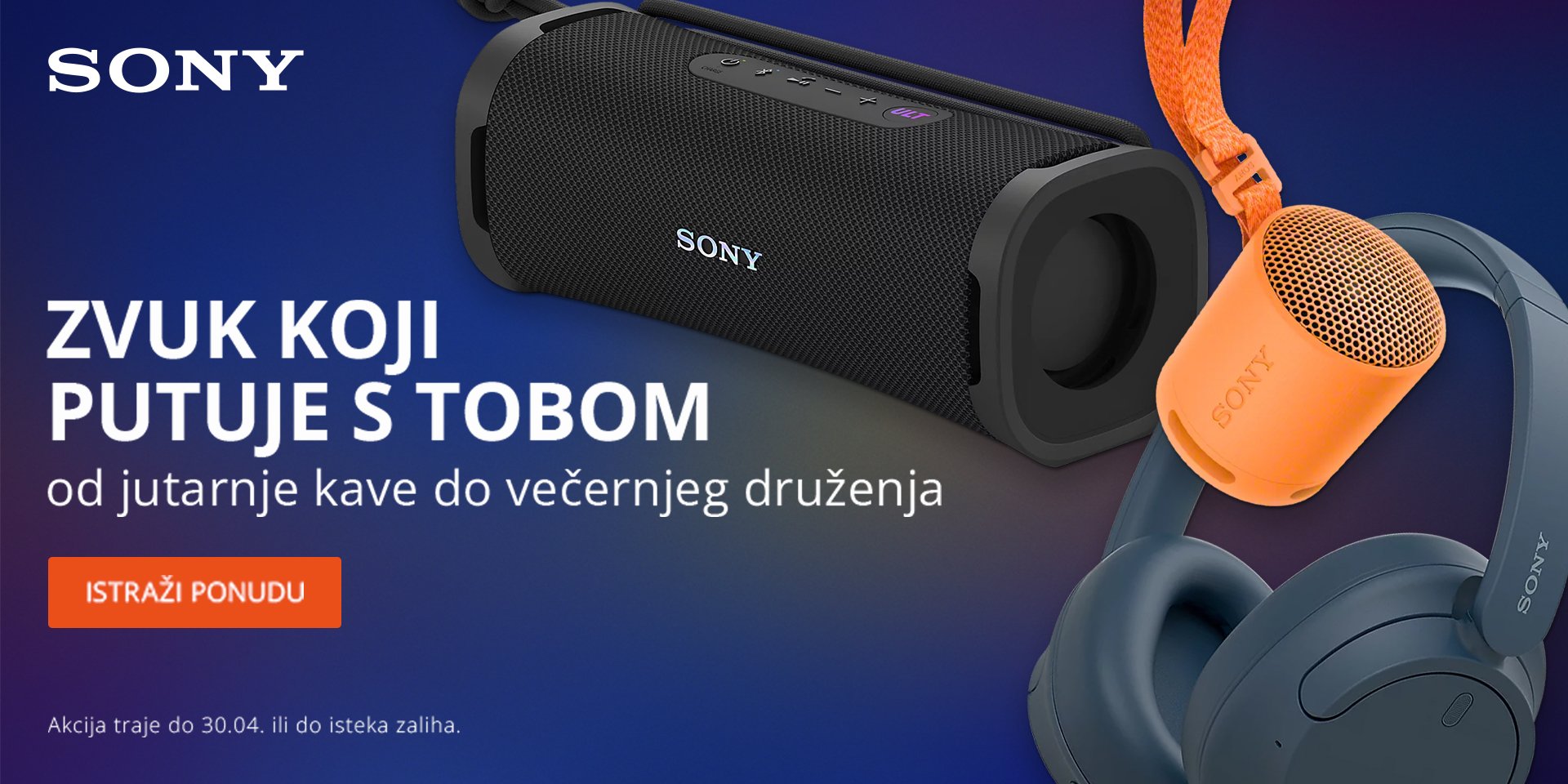 Sony audio ponuda na akciji 